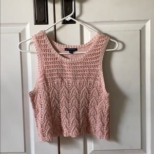 AMERICAN EAGEL pink knit sweater